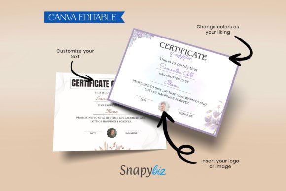 Download Baby Dedication Certificate Template - Premium Bundle