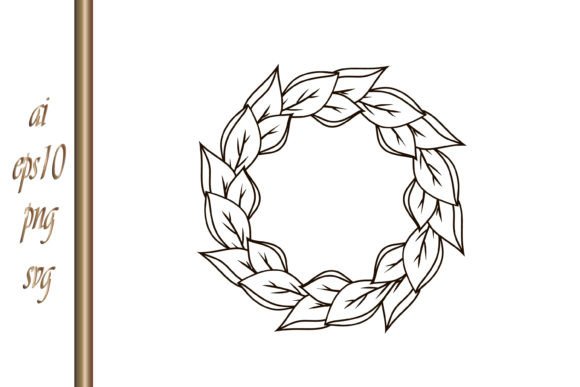 Download Wreath Leaf Frame Border Branch Nature - Leaf frame Collection