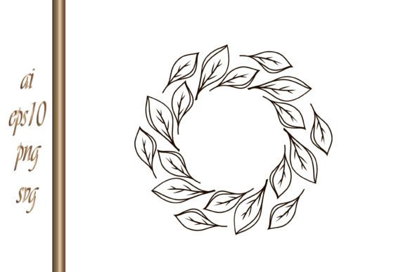 Download Wreath Leaf Frame Border Branch Nature - Leaf frame Collection