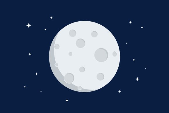 Download Full Moon Vector Illustration - Full moon Collection