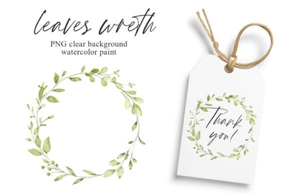 Download Watercolor Leaves Wreath, Leaf Frame. - Leaf frame Collection