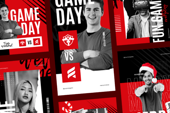 Download Christmas Esports Instagram Template - Instagram template Collection
