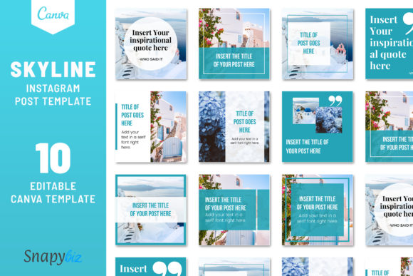 Download Skyline Instagram Template - Premium Resources