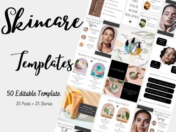 Download Skincare Coaching Instagram Template - Instagram template Collection
