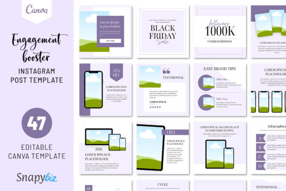 Download Engagement Booster Instagram Template - Instagram template Collection